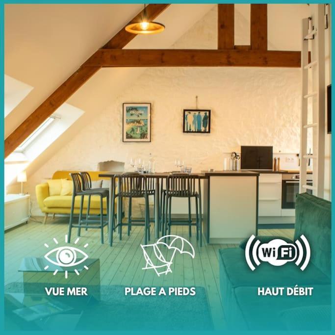 Ar Bili/Vue Mer/Wifi Crozon Luaran gambar